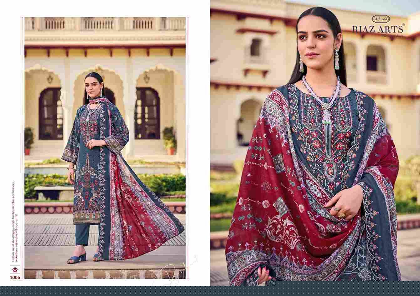 Bin Saeed Vol-7 By Riaz Arts 1001 To 1006 Series Beautiful Festive Suits Stylish Fancy Colorful Casual Wear & Ethnic Wear Pure Lawn Cotton Print Dresses At Wholesale Price