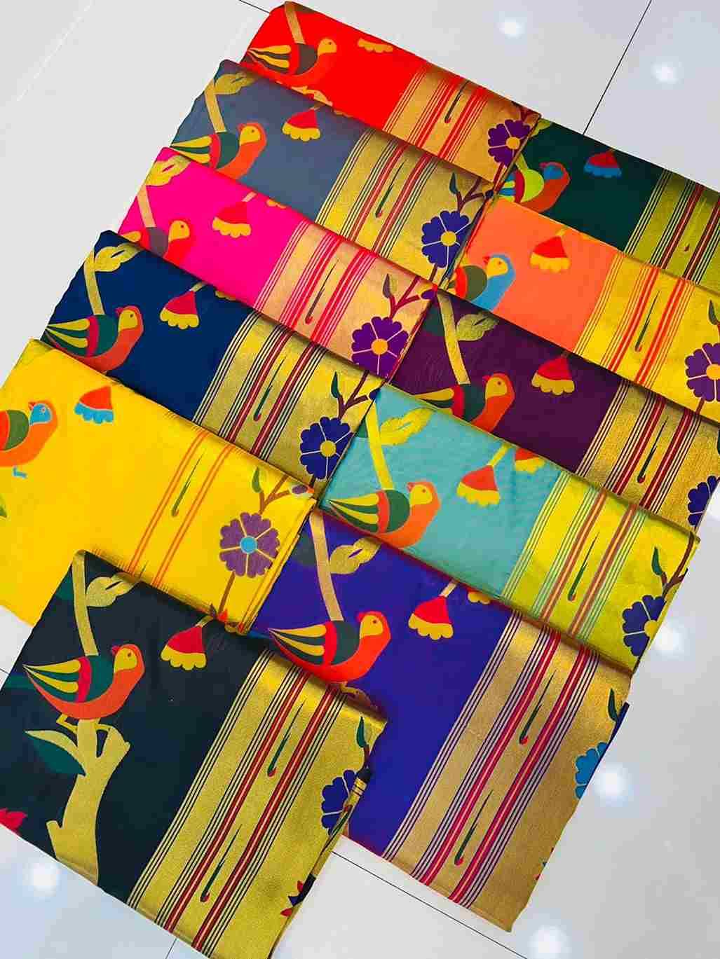Pt Half Kabutar By Fashid Wholesale 01 To 11 Series Indian Traditional Wear Collection Beautiful Stylish Fancy Colorful Party Wear & Occasional Wear Pure Soft Silk With Gold Zari Sarees At Wholesale Price