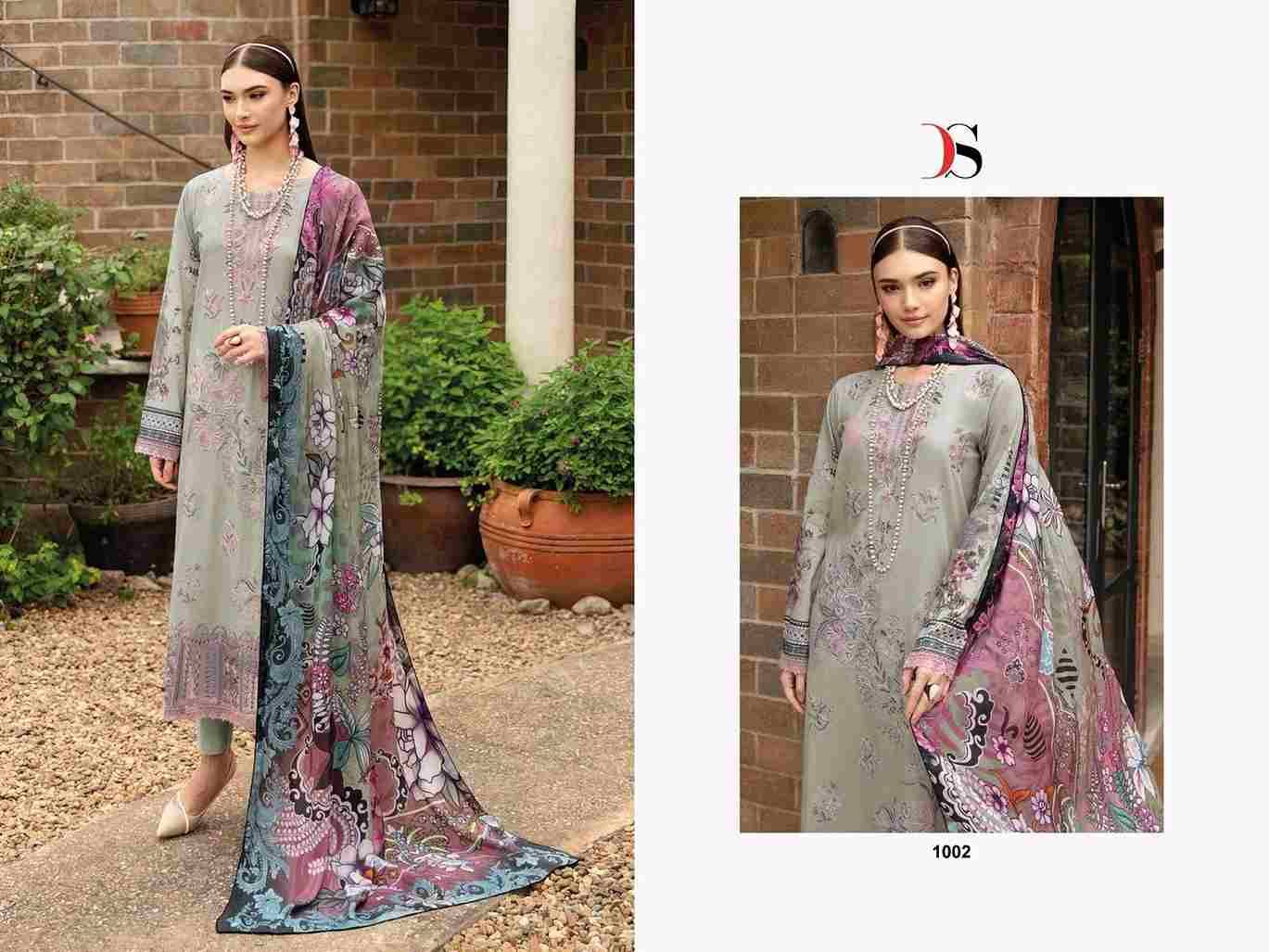 Cheveron Vol-14 By Deepsy Suits 1001 To 1008 Series Designer Pakistani Suits Beautiful Stylish Fancy Colorful Party Wear & Occasional Wear Pure Cotton Embroidered Dresses At Wholesale Price