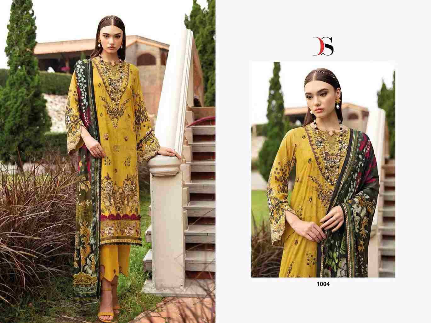 Cheveron Vol-14 By Deepsy Suits 1001 To 1008 Series Designer Pakistani Suits Beautiful Stylish Fancy Colorful Party Wear & Occasional Wear Pure Cotton Embroidered Dresses At Wholesale Price