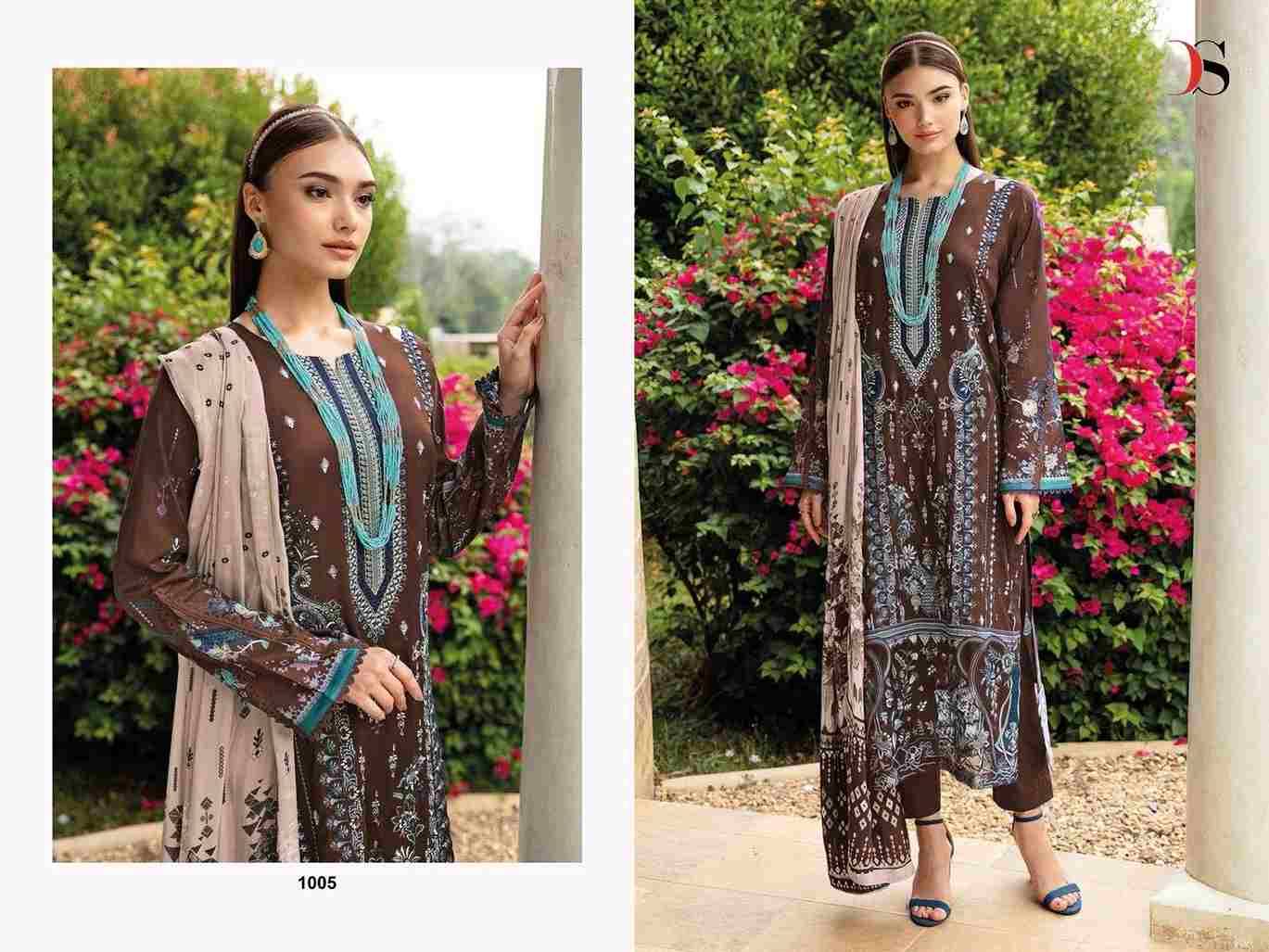 Cheveron Vol-14 By Deepsy Suits 1001 To 1008 Series Designer Pakistani Suits Beautiful Stylish Fancy Colorful Party Wear & Occasional Wear Pure Cotton Embroidered Dresses At Wholesale Price