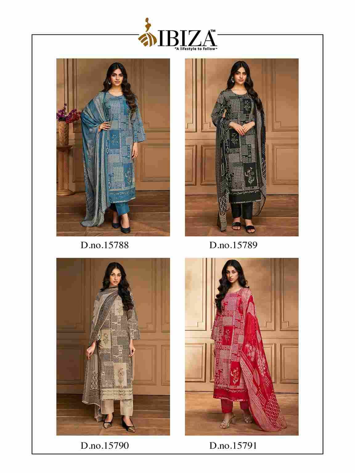 Fashion Mantra By Ibiza 15788 To 15791 Series Beautiful Festive Suits Colorful Stylish Fancy Casual Wear & Ethnic Wear Pure Cambric Cotton Dresses At Wholesale Price