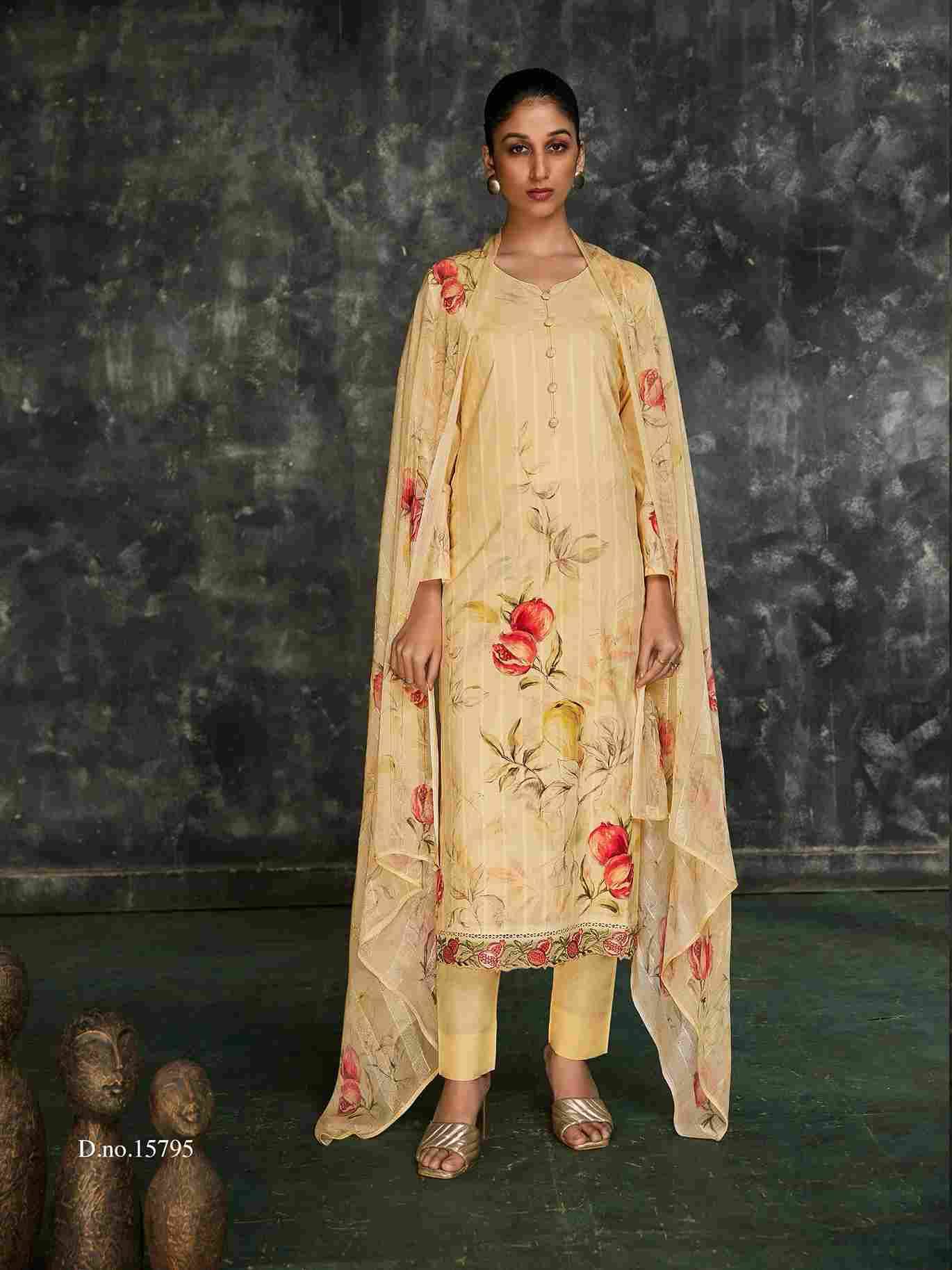 Magic By Ibiza 15792 To 15795 Series Beautiful Festive Suits Colorful Stylish Fancy Casual Wear & Ethnic Wear Pure Linen Jacquard Dresses At Wholesale Price