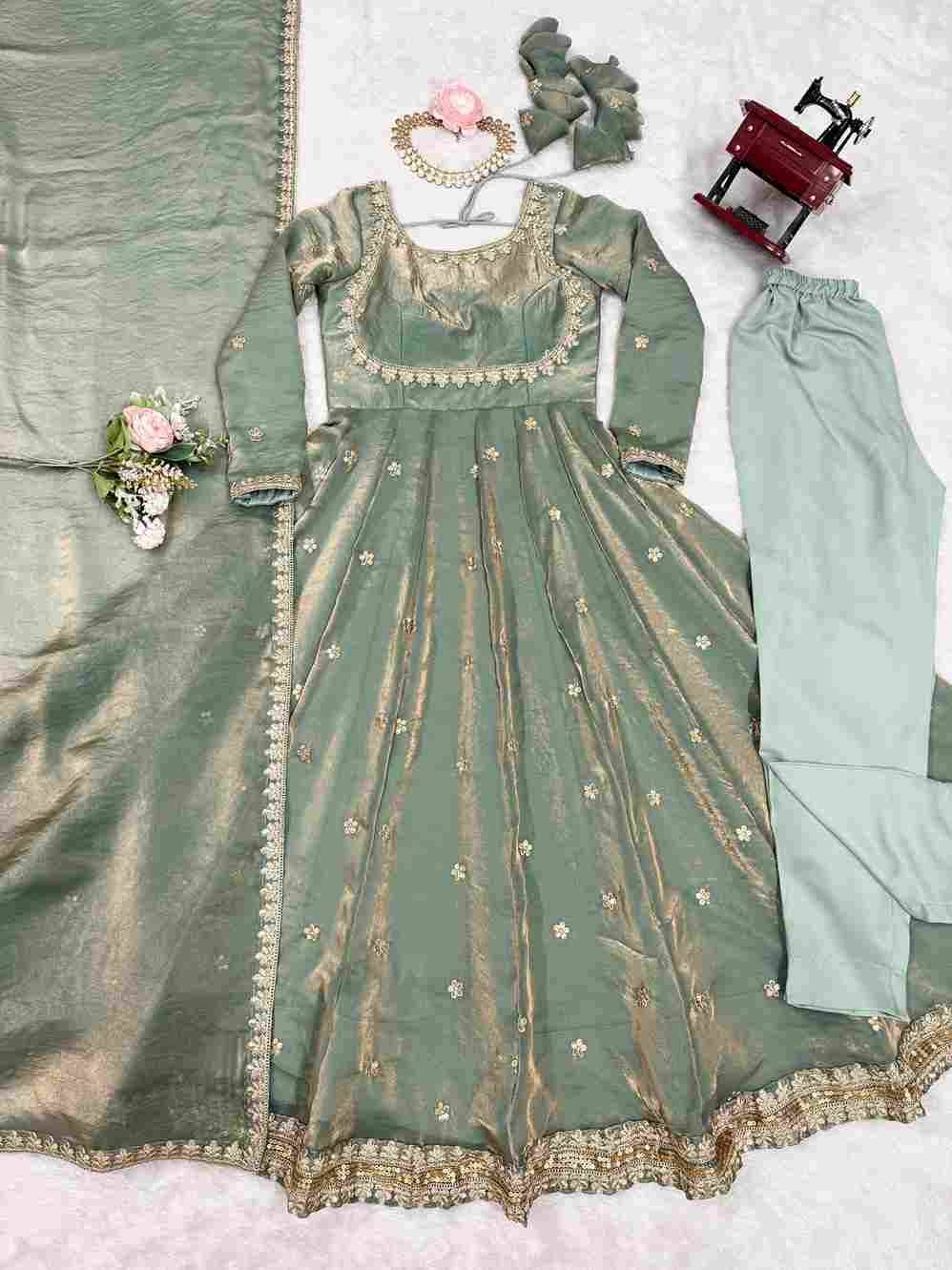 Sf-Gown By Fashid Wholesale 01 To 03 Series Designer Beautiful Collection Occasional Wear & Party Wear Fandy Silk Gowns At Wholesale Price