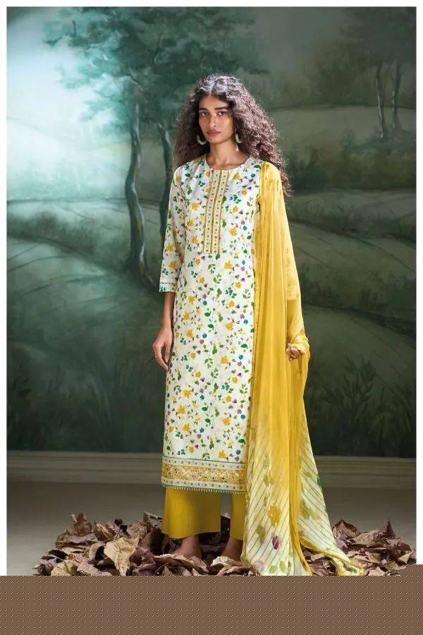 Gina-3251 By Ganga Fashion 3251-A To 3251-C Series Beautiful Festive Suits Colorful Stylish Fancy Casual Wear & Ethnic Wear Premium Cotton Dresses At Wholesale Price