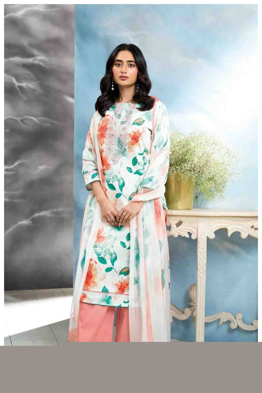 Eldana-3249 By Ganga Fashion 3249-A To 3249-C Series Beautiful Festive Suits Colorful Stylish Fancy Casual Wear & Ethnic Wear Premium Cotton Dresses At Wholesale Price