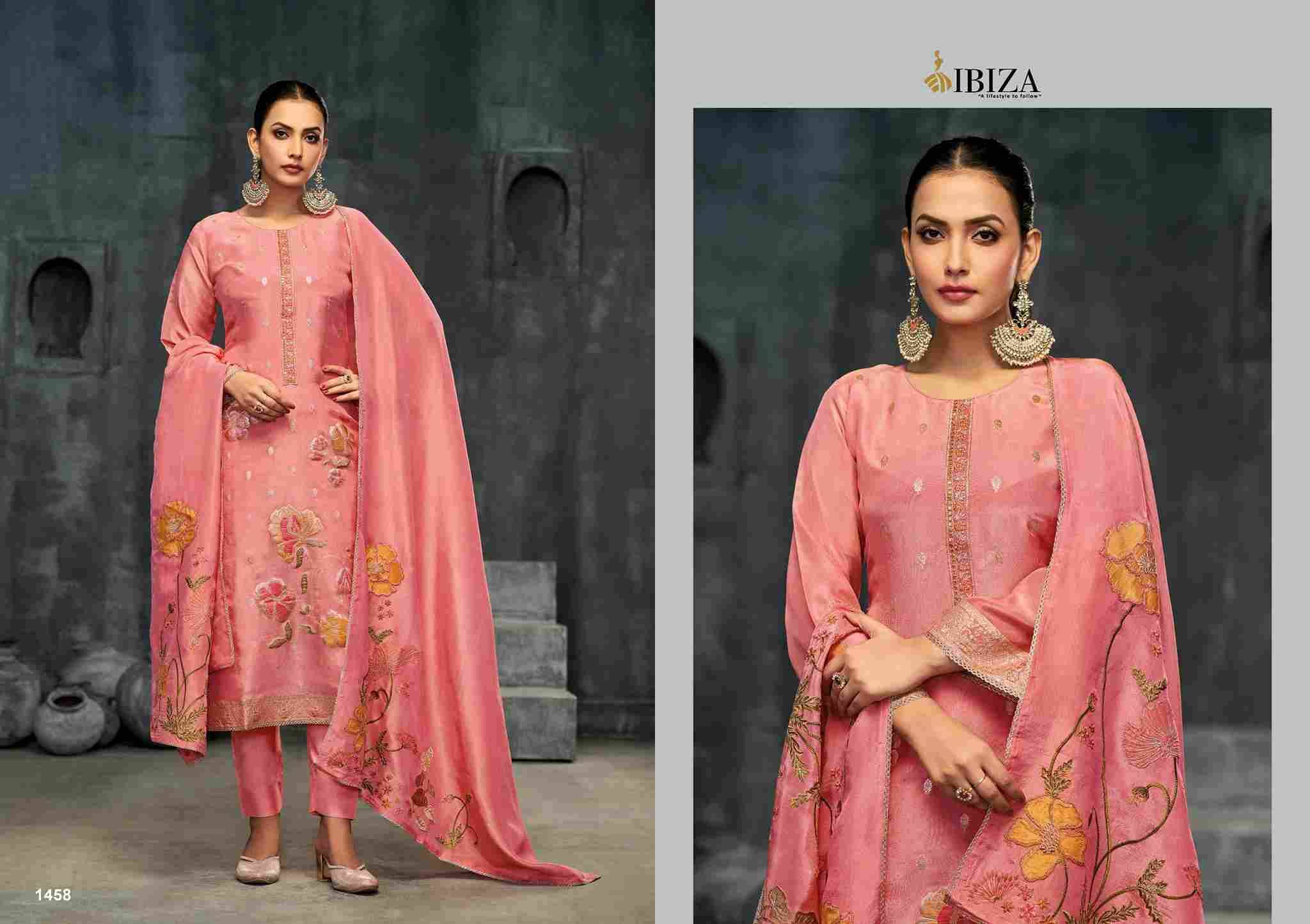 Kanishka By Ibiza 1457 To 1460 Series Beautiful Festive Suits Colorful Stylish Fancy Casual Wear & Ethnic Wear Pure Silk Jacquard Dresses At Wholesale Price