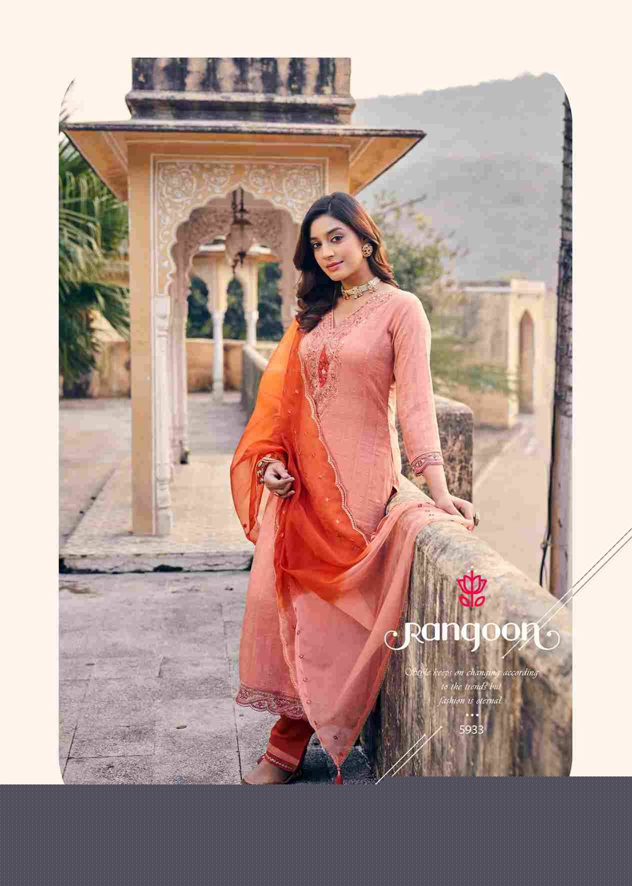 Pallavi By Rangoon 5931 To 5936 Series Designer Festive Suits Beautiful Stylish Fancy Colorful Party Wear & Occasional Wear Pure Viscose Dresses At Wholesale Price