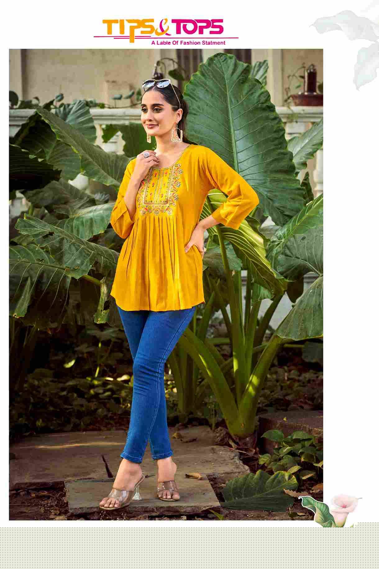 Pulpy Vol-15 By Tips And Tops 1001 To 1009 Series Designer Stylish Fancy Colorful Beautiful Party Wear & Ethnic Wear Collection Rayon Slub Tops At Wholesale Price