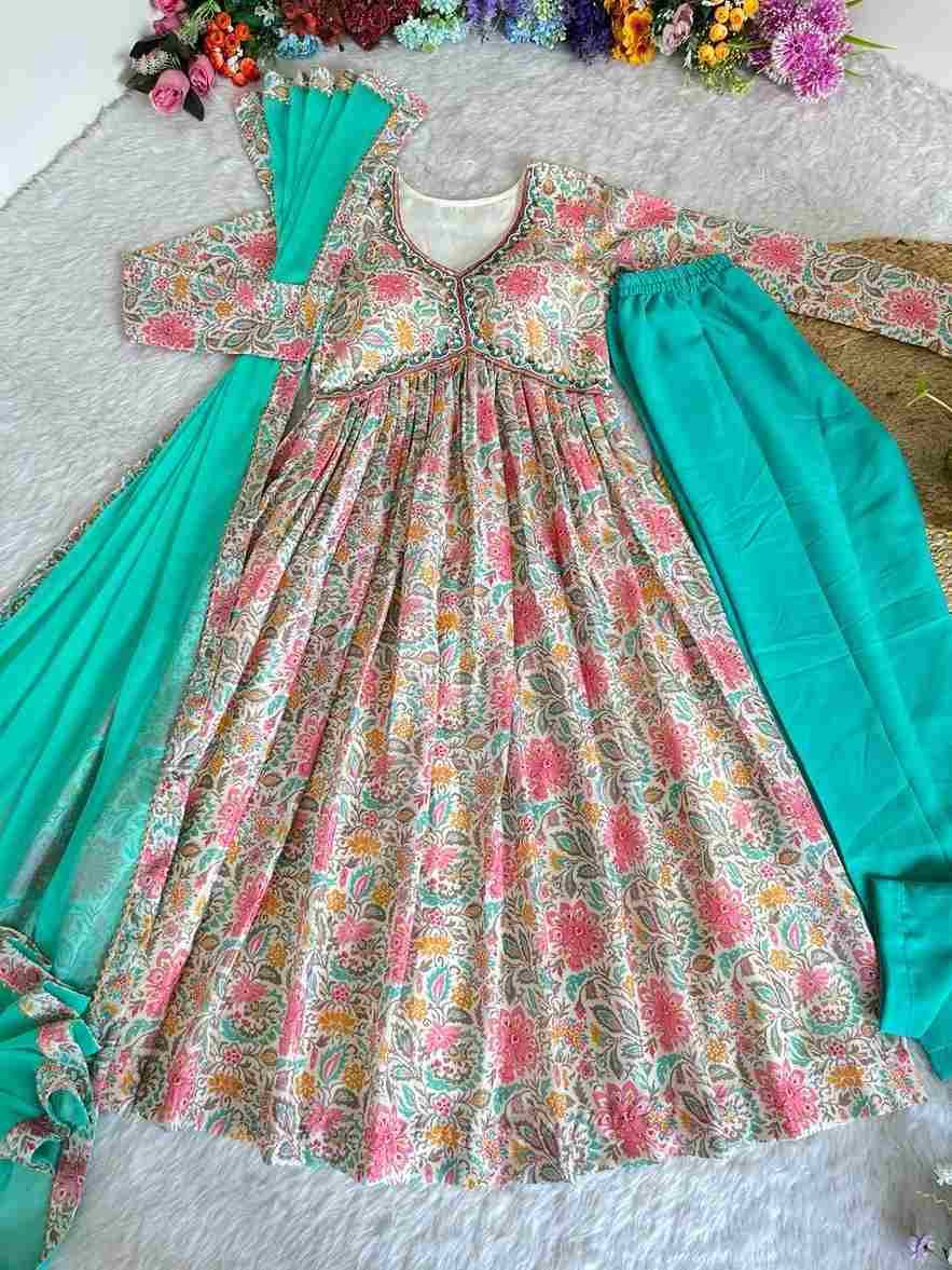 Mb-377 By Fashid Wholesale Beautiful Stylish Festive Suits Fancy Colorful Casual Wear & Ethnic Wear & Ready To Wear Chinnon Digital Printed Dresses At Wholesale Price