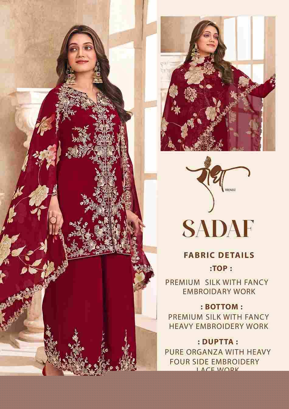 Sadaf By Radha Trendz 4061 To 4064 Series Festive Suits Beautiful Fancy Colorful Stylish Party Wear & Occasional Wear Premium Silk Dresses At Wholesale Price