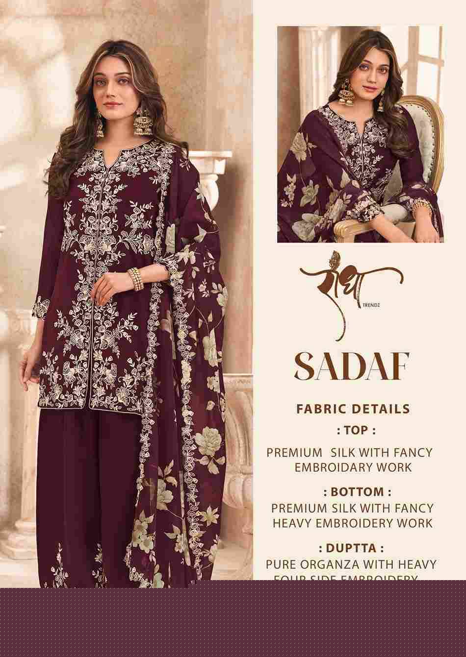 Sadaf By Radha Trendz 4061 To 4064 Series Festive Suits Beautiful Fancy Colorful Stylish Party Wear & Occasional Wear Premium Silk Dresses At Wholesale Price