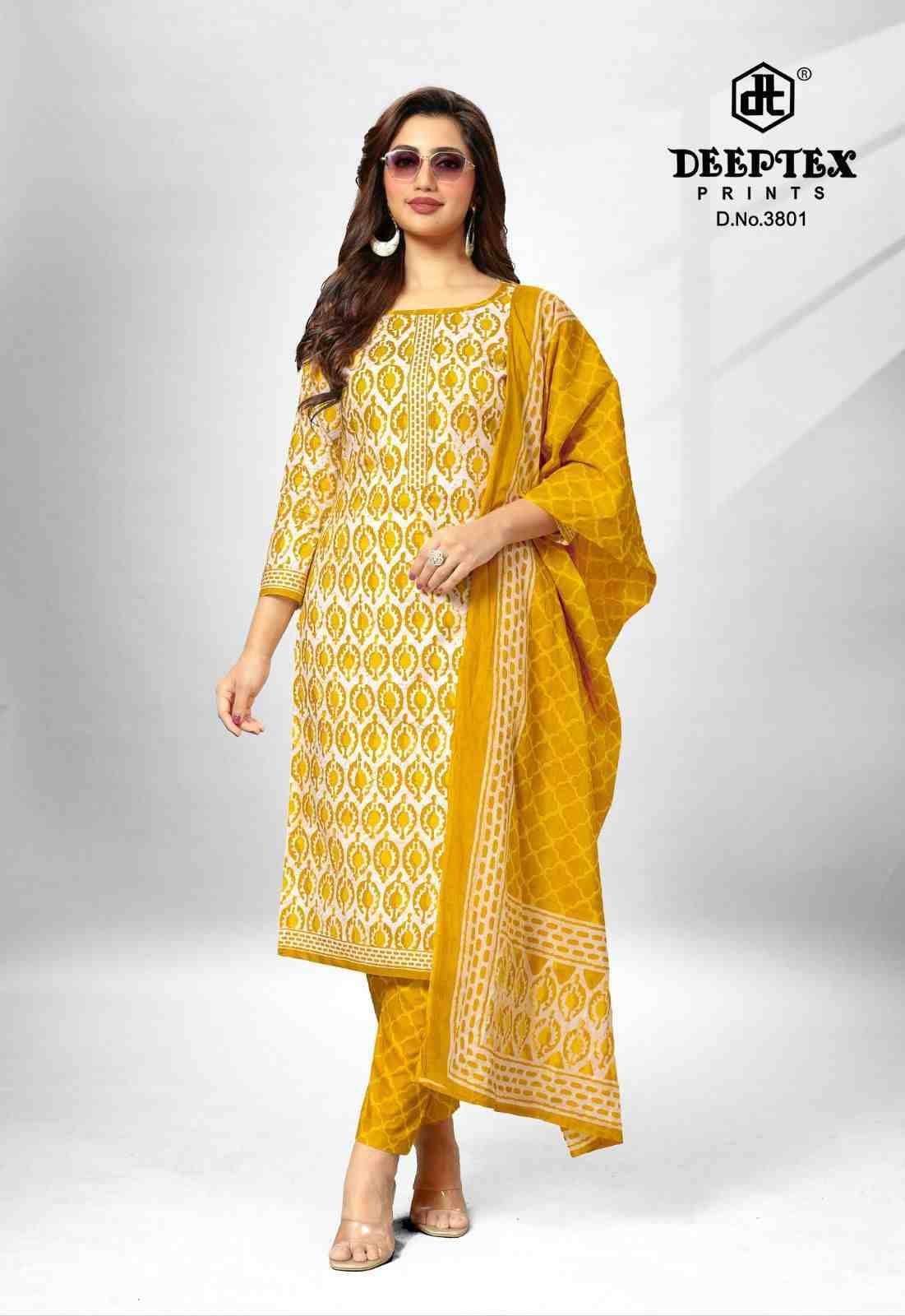 Chief Guest Vol-38 By Deeptex Prints 3801 To 3815 Series Beautiful Suits Colorful Stylish Fancy Casual Wear & Ethnic Wear Cotton Print Dresses At Wholesale Price