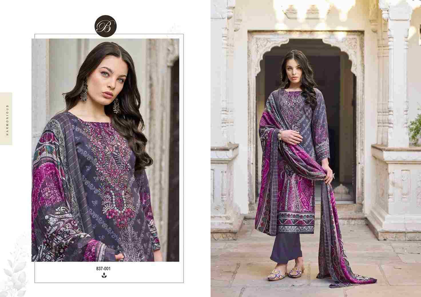 Riwayat Vol-11 By Belliza 837-001 To 837-008 Series Beautiful Festive Suits Stylish Fancy Colorful Casual Wear & Ethnic Wear Pure Viscose Rayon Print Dresses At Wholesale Price