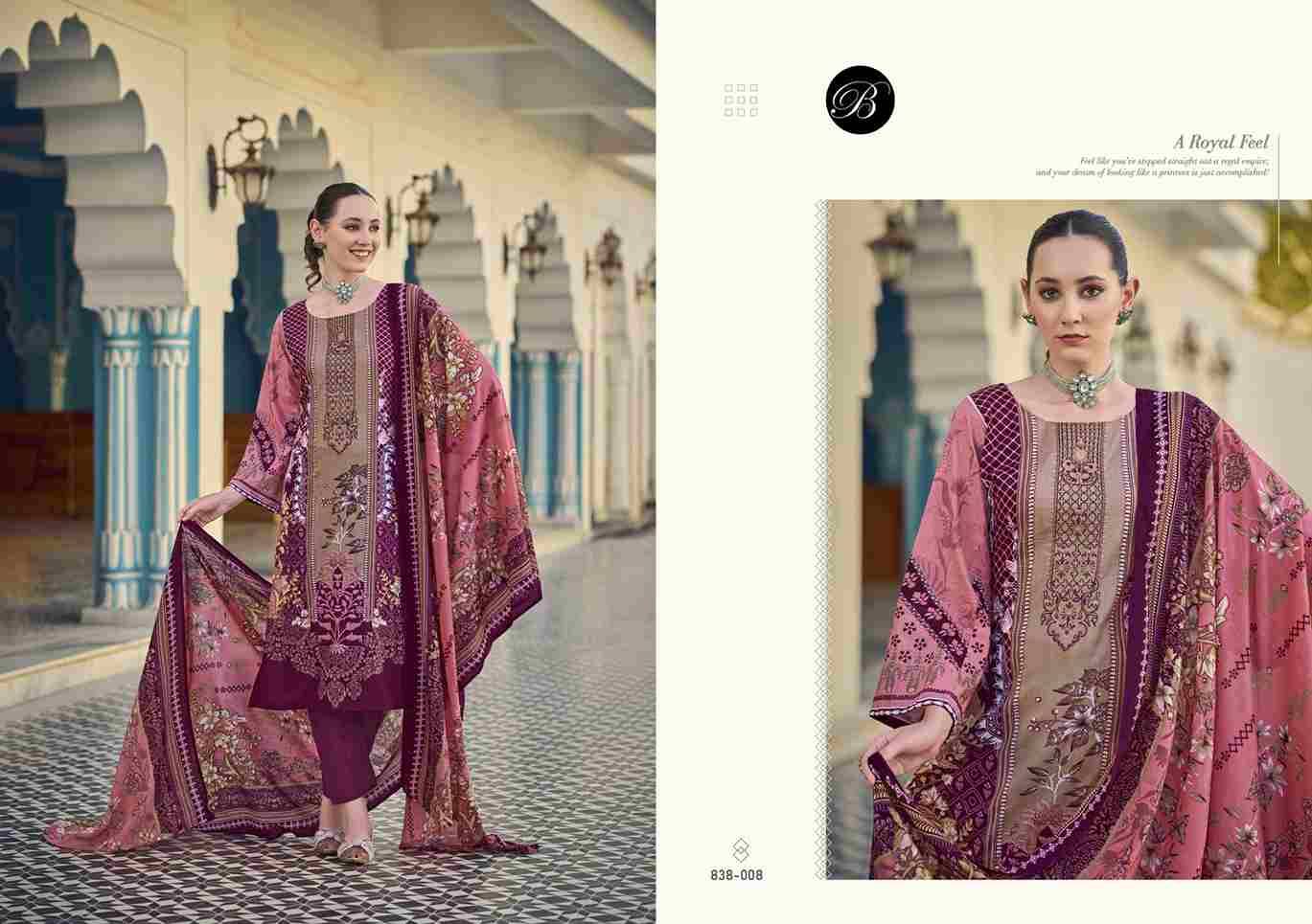 Naira Vol-104 By Belliza 838-001 To 838-008 Series Beautiful Festive Suits Stylish Fancy Colorful Casual Wear & Ethnic Wear Pure Cotton Print Dresses At Wholesale Price