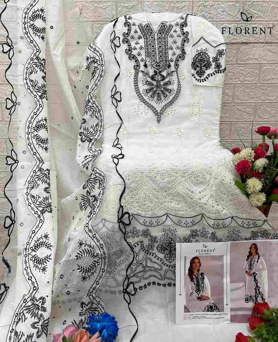 Florent 1038 Colours By Fashid Wholesale 1038-A To 1038-C Series Pakistani Suits Beautiful Fancy Colorful Stylish Party Wear & Occasional Wear Cambric Cotton Embroidery Dresses At Wholesale Price