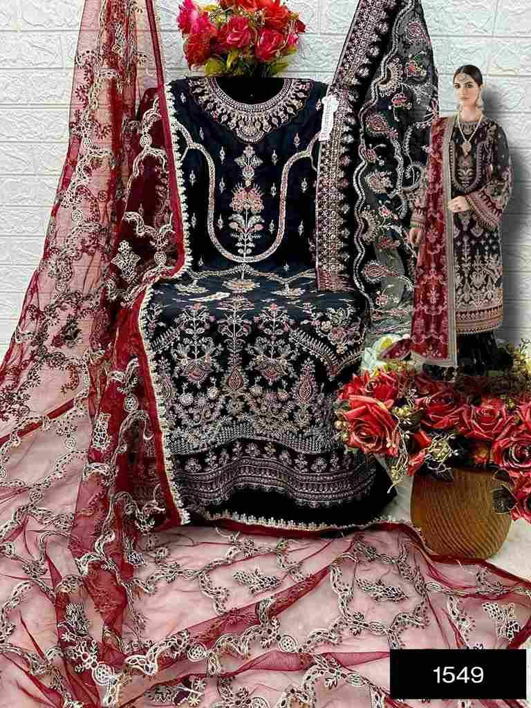 Fepic 1549 Colours By Fepic 1549-A To 1549-B Series Beautiful Pakistani Suits Stylish Fancy Colorful Party Wear & Occasional Wear Organza Embroidered Dresses At Wholesale Price