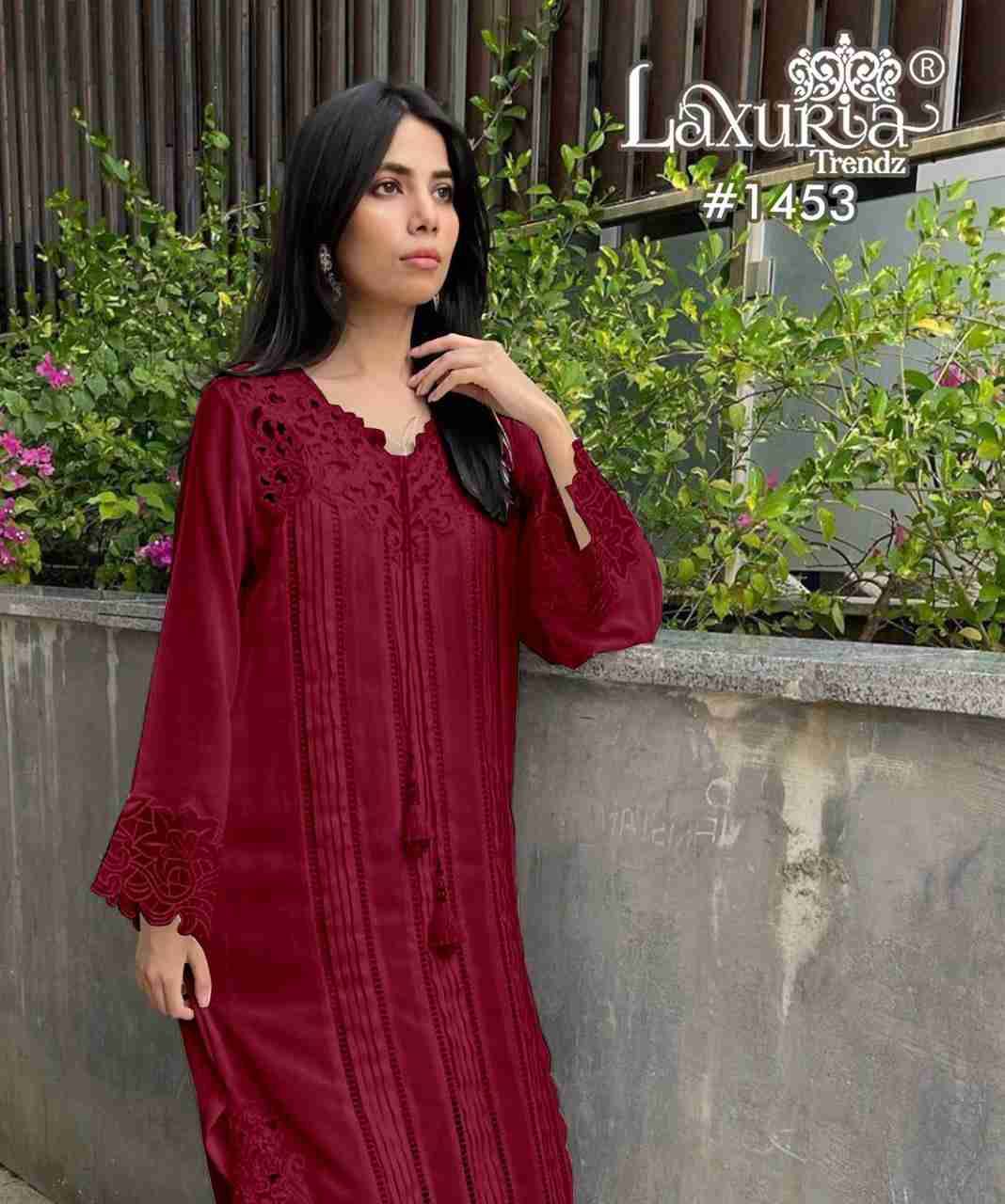 Luxuria Trendz 1457 Colours By Luxuria 1457-A To 1457-D Series Beautiful Pakistani Suits Colorful Stylish Fancy Casual Wear & Ethnic Wear Viscose Slub Dresses At Wholesale Price