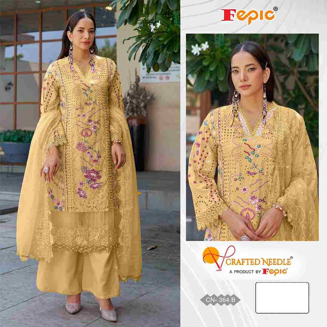Fepic 364 Colours By Fepic 364-A To 364-C Series Beautiful Pakistani Suits Colorful Stylish Fancy Casual Wear & Ethnic Wear Cambric Cotton Embroidered Dresses At Wholesale Price