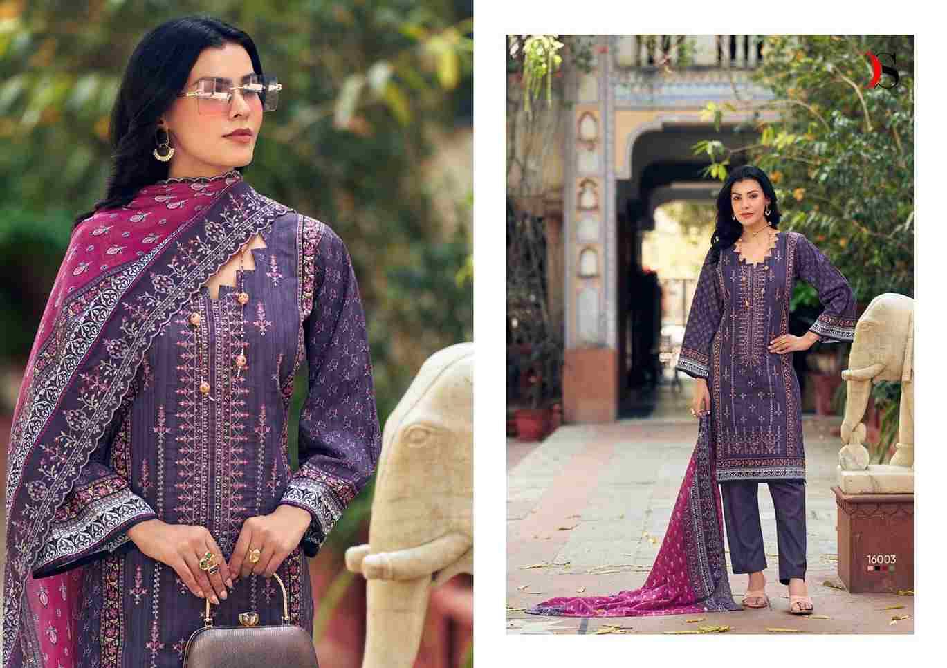 Bin Saeed Vol-16 By Deepsy Suits 16001 To 16008 Series Beautiful Pakistani Suits Colorful Stylish Fancy Casual Wear & Ethnic Wear Pure Cotton With Embroidered Dresses At Wholesale Price