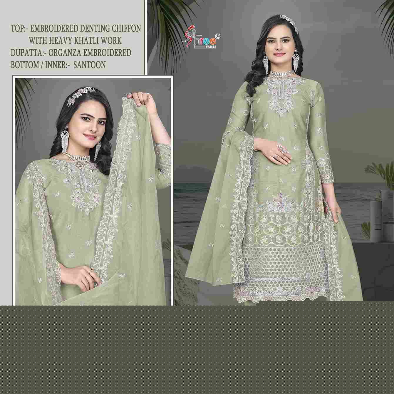 Shree Fabs Hit Design K-5239 Colours By Shree Fabs K-5239-A To K-5239-D Series Beautiful Pakistani Suits Colorful Stylish Fancy Casual Wear & Ethnic Wear Chiffon Embroidered Dresses At Wholesale Price