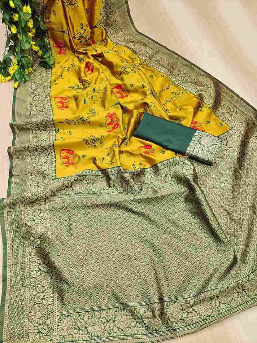 Kp-6004 By Fashid Wholesale 01 To 06 Series Indian Traditional Wear Collection Beautiful Stylish Fancy Colorful Party Wear & Occasional Wear Soft Lichi Silk Saree Sarees At Wholesale Price