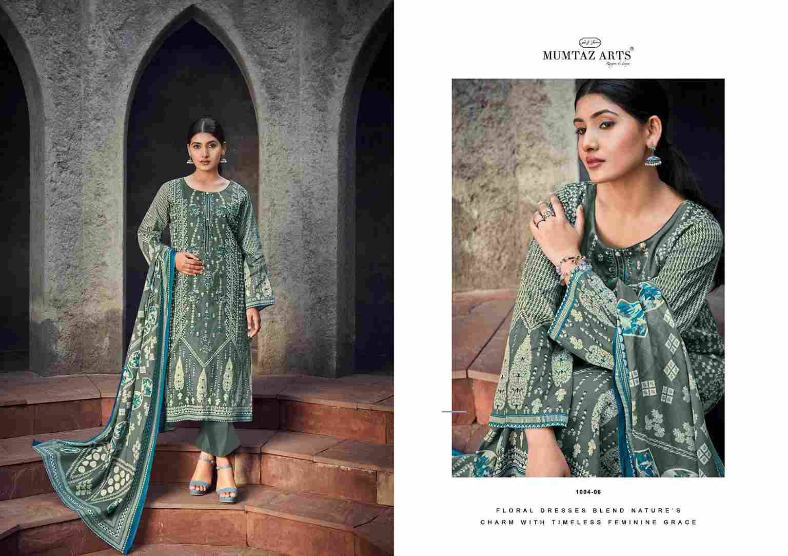 Nimrit By Mumtaz Arts 1001-01 To 1001-06 Series Designer Festive Suits Collection Beautiful Stylish Fancy Colorful Party Wear & Occasional Wear Pure Jam Satin Dresses At Wholesale Price