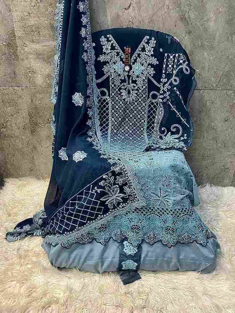 Hoor Tex Hit Design H-363 Colours By Hoor Tex H-363-A To H-363-E Series Designer Festive Pakistani Suits Collection Beautiful Stylish Fancy Colorful Party Wear & Occasional Wear Heavy Georgette With Embroidered Dresses At Wholesale Price