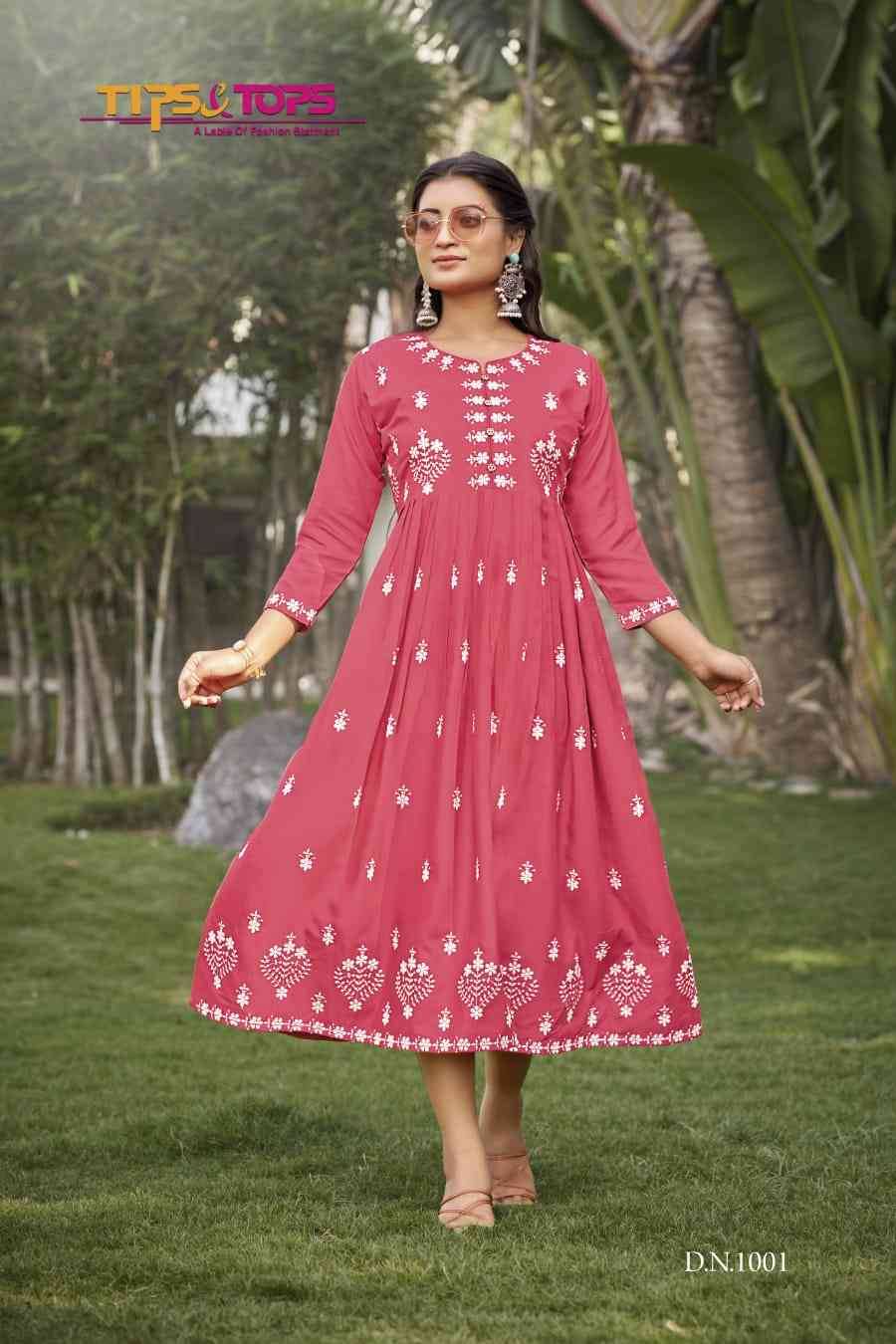Lakhnavi Vol-3 By Tips And Tops 1001 To 1006 Series Beautiful Stylish Fancy Colorful Casual Wear & Ethnic Wear Rayon Slub Kurtis At Wholesale Price