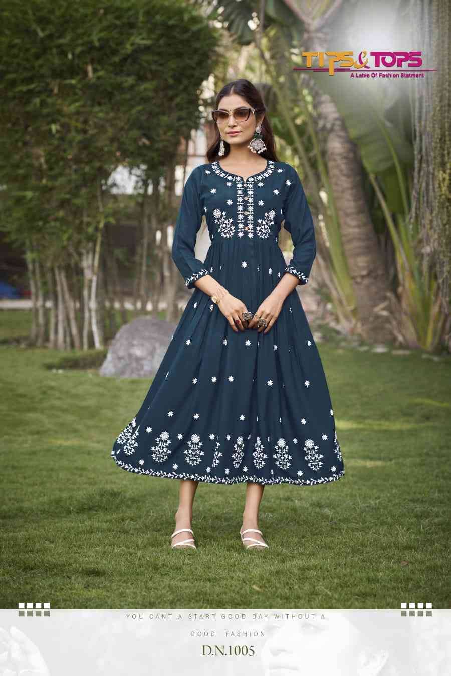 Lakhnavi Vol-3 By Tips And Tops 1001 To 1006 Series Beautiful Stylish Fancy Colorful Casual Wear & Ethnic Wear Rayon Slub Kurtis At Wholesale Price