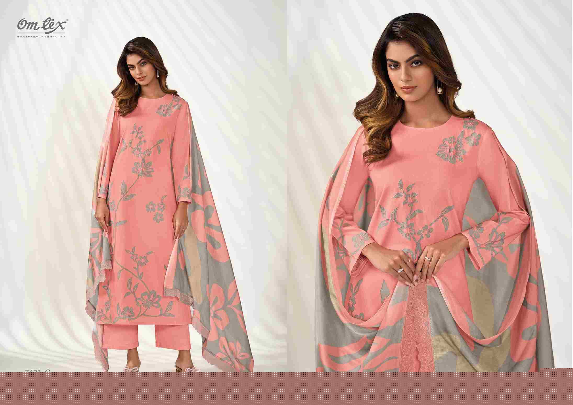 Maskara By Om Tex 7471-A To 7471-D Series Beautiful Suits Stylish Fancy Colorful Party Wear & Ethnic Wear Lawn Cotton Dresses At Wholesale Price