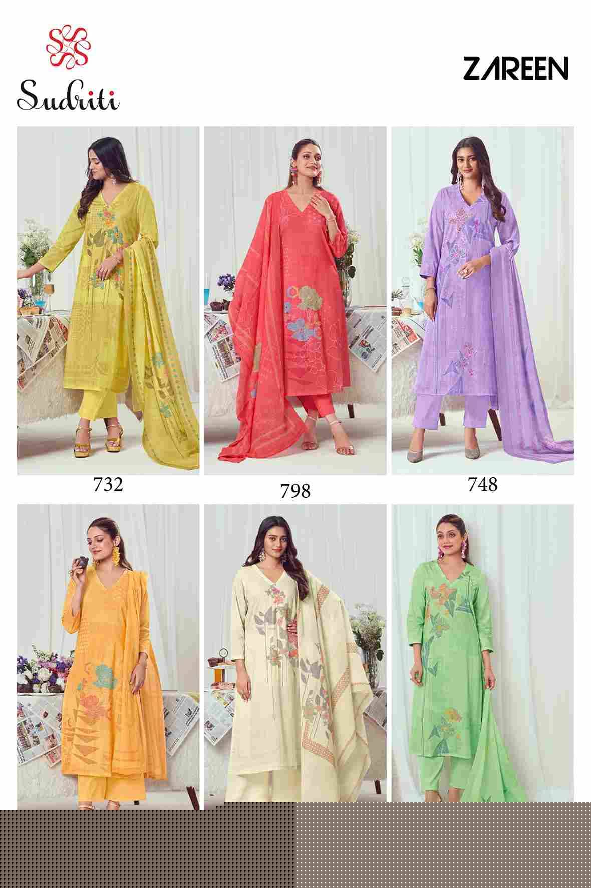 Zareen By Sudriti Beautiful Stylish Festive Suits Fancy Colorful Casual Wear & Ethnic Wear & Ready To Wear Cotton Lawn Print Dresses At Wholesale Price