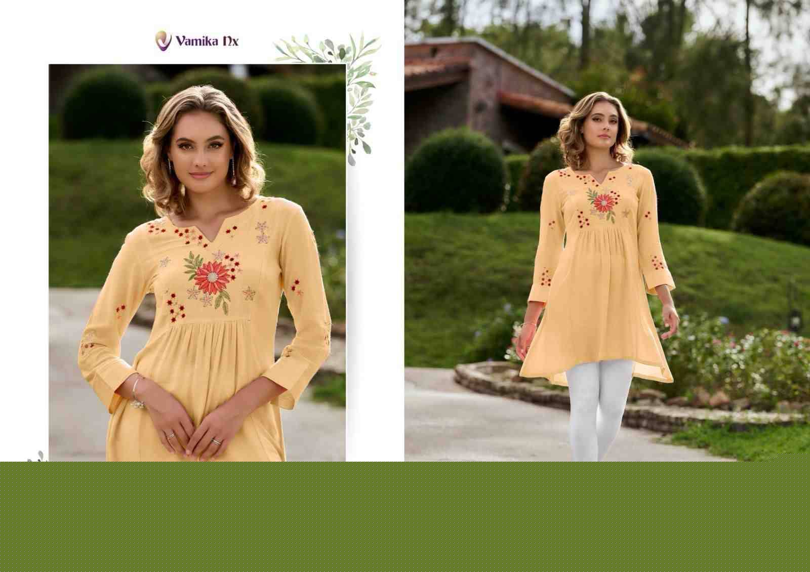 Rang Mahal Vol-3 By Vamika 2709 To 2713 Series Designer Stylish Fancy Colorful Beautiful Party Wear & Ethnic Wear Collection Heavy Rayon Print Tops At Wholesale Price