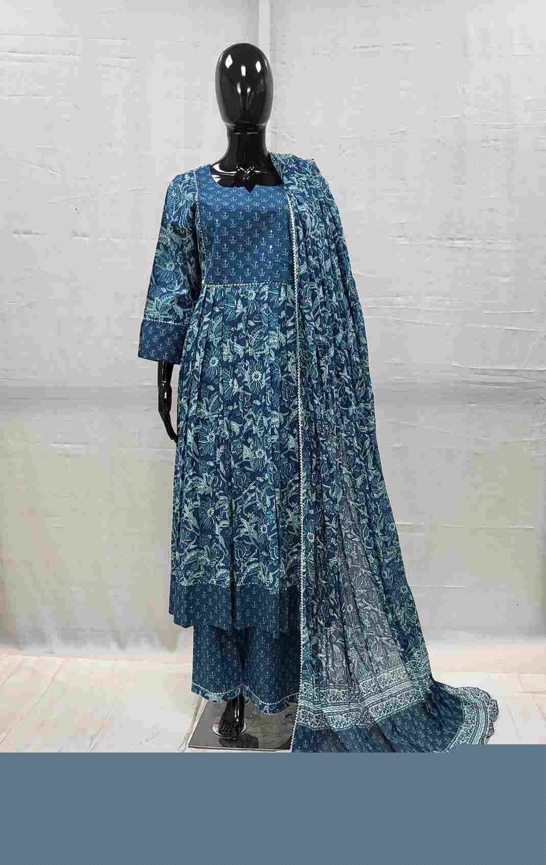 St-01 By Fashid Wholesale 01 To 13 Series Designer Festive Suits Beautiful Fancy Stylish Colorful Party Wear & Occasional Wear Pure Cotton Print Embroidered Dresses At Wholesale Price