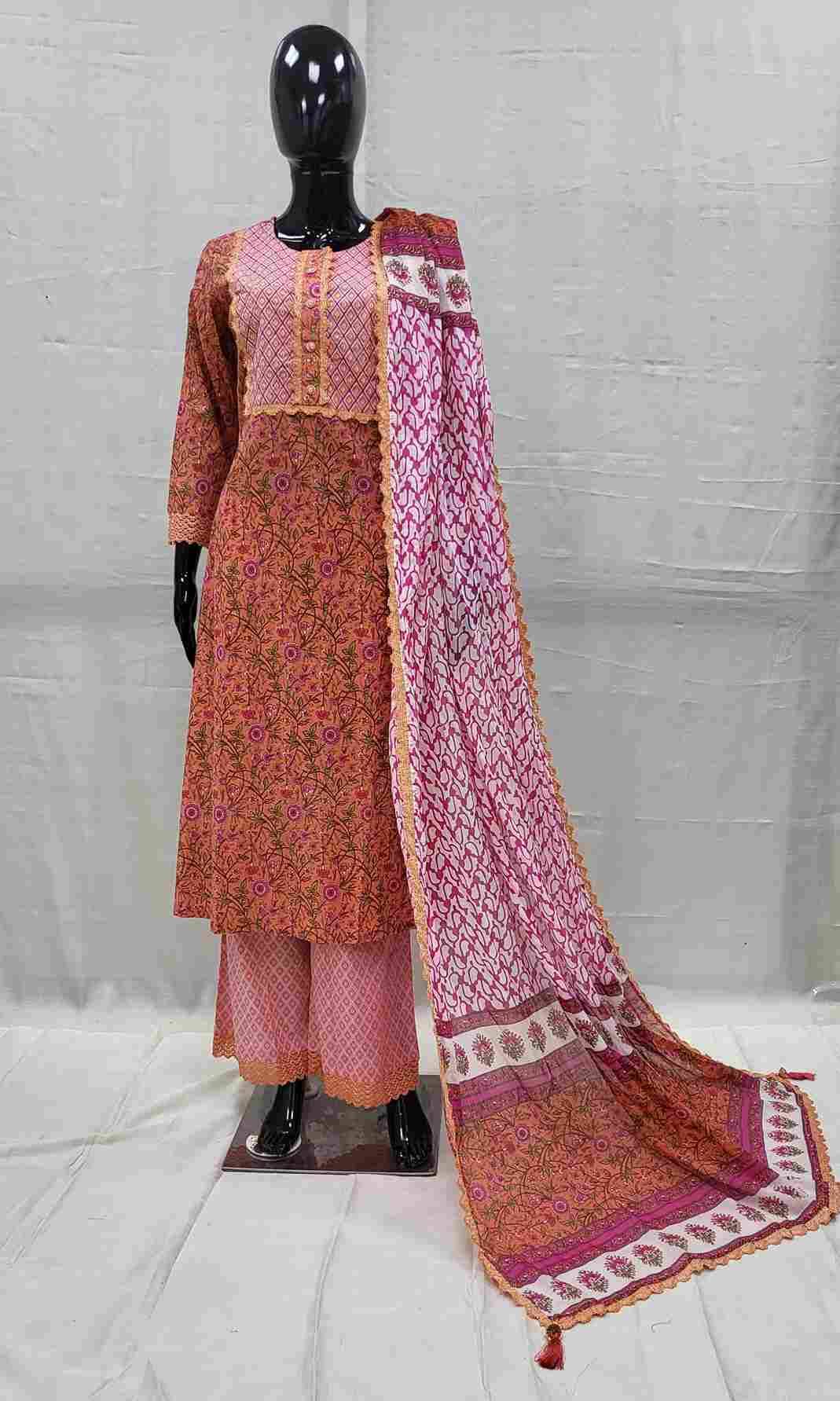 St-01 By Fashid Wholesale 01 To 13 Series Designer Festive Suits Beautiful Fancy Stylish Colorful Party Wear & Occasional Wear Pure Cotton Print Embroidered Dresses At Wholesale Price