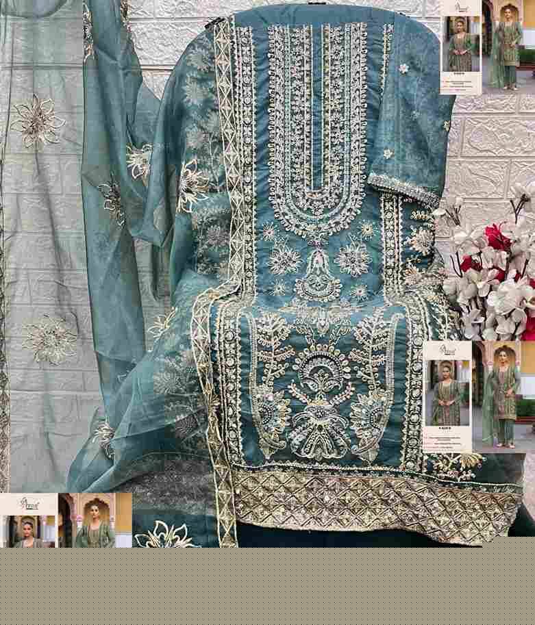 Shree Fabs Hit Design K-5229 Colours By Shree Fabs K-5229-A To K-5229-D Series Beautiful Pakistani Suits Colorful Stylish Fancy Casual Wear & Ethnic Wear Heavy Organza Embroidered Dresses At Wholesale Price