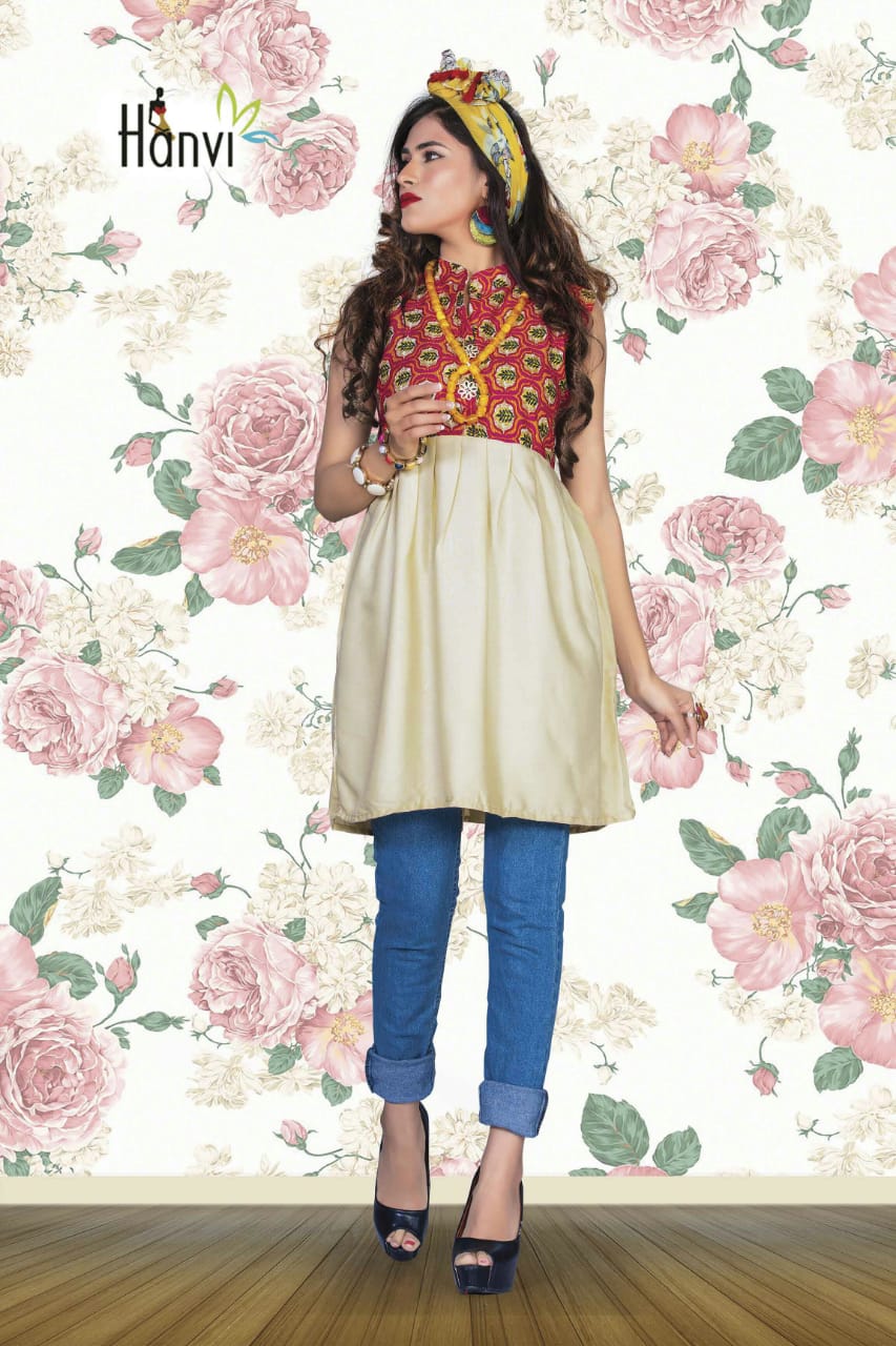 Aashi By Hanvi 01 To 08 Series Beautiful Colorful Stylish Fancy Casual Wear & Ethnic Wear & Ready To Wear Rayon Kurtis At Wholesale Price