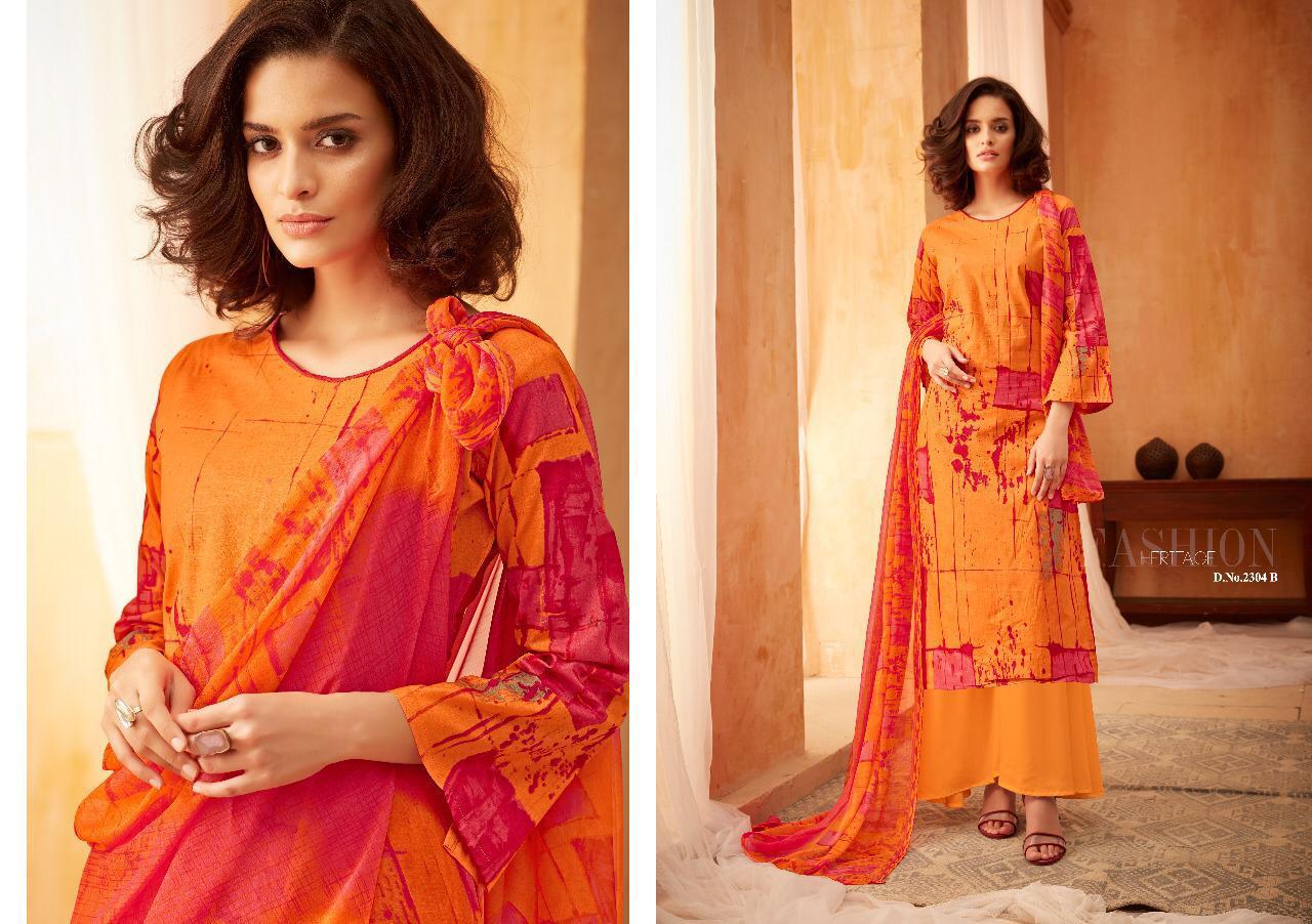 Afeem Vol-23 By Ankit Textile 2301-a To 2305-b Series Beautiful Suits Stylish Colorful Fancy Casual Wear & Ethnic Wear Cambric Cotton Printed Dresses At Wholesale Price