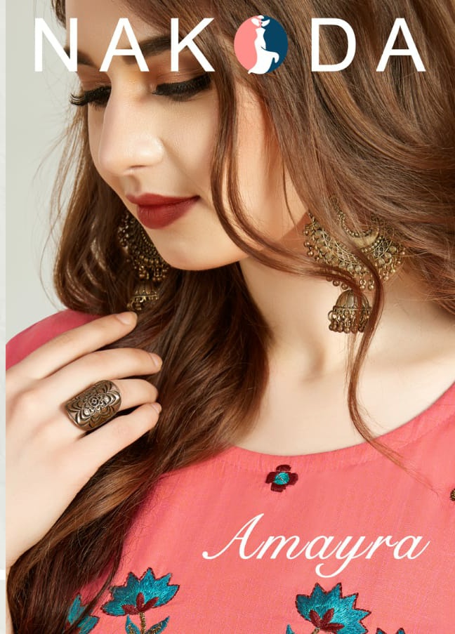 Amayra By Rooi Designer  1001 To 1006 Series Beautiful Stylish Colorful Fancy Party Wear & Ethnic Wear & Ready To Wear Rayon / Slub/ Two Tone  Kurtis With Inner At Wholesale Price