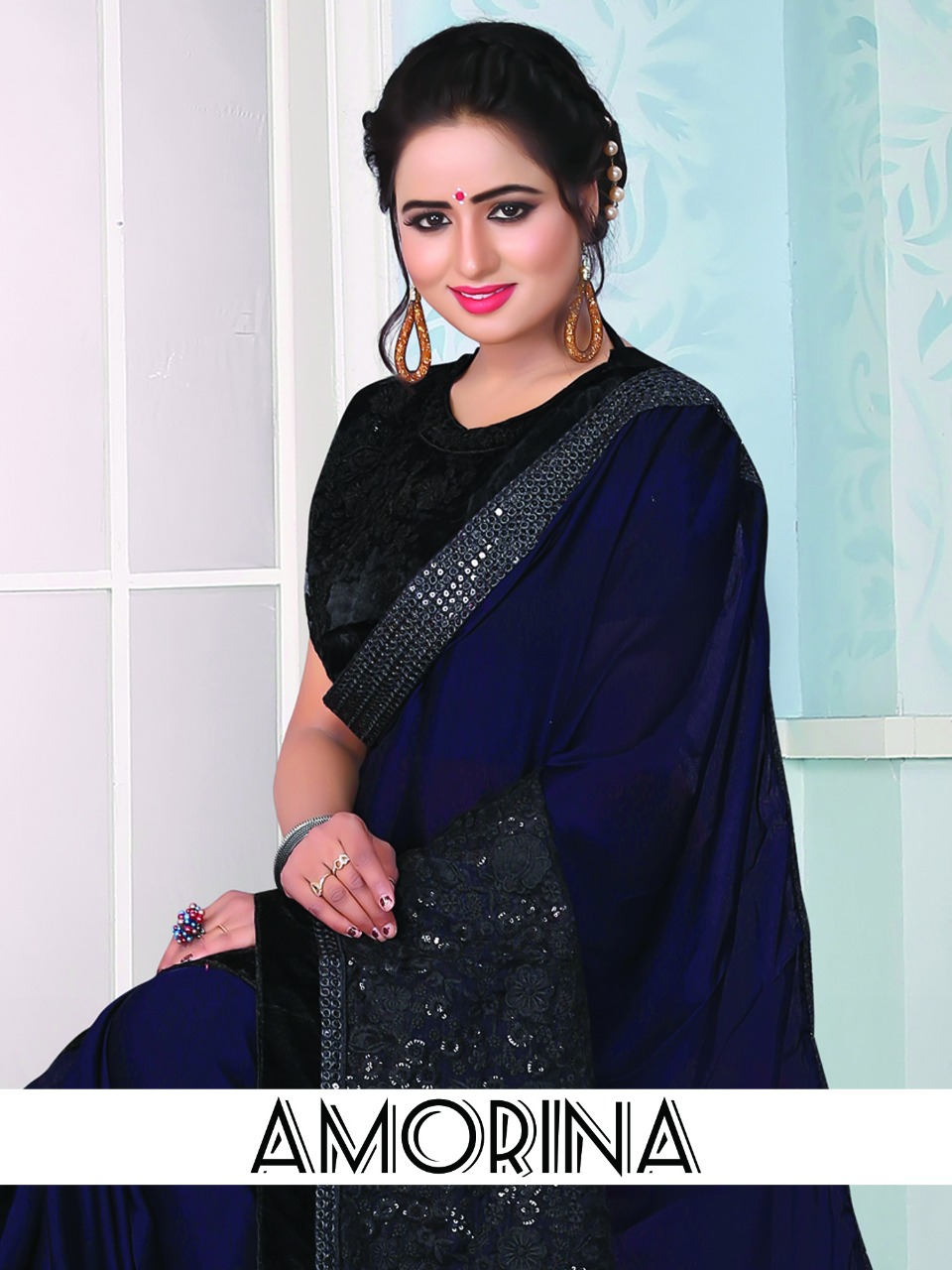 Amorina By Fashid Wholesale 1451 To 1460 Series Indian Traditional Wear Collection Beautiful Stylish Fancy Colorful Party Wear & Occasional Wear Rangoli Silk Sarees At Wholesale Price