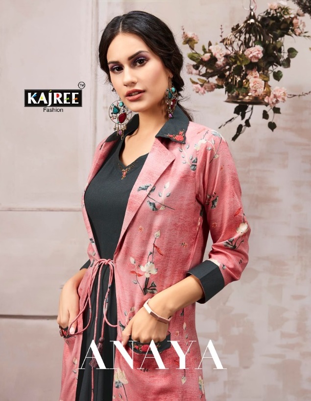 Anaya By Kajree Fashion 1021 To 1027 Series Designer Wear Collection Beautiful Stylish Fancy Colorful Party Wear & Occasional Wear Soft Silk Print And Chanderi Printed  Gowns At Wholesale Price