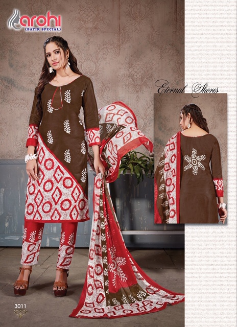 Arohi Vol-3 By Ganesha 3006 To 3015 Series Beautiful Pakistani Suits Stylish Fancy Colorful Party Wear & Ethnic Wear Pure Cotton Printed Dresses At Wholesale Price
