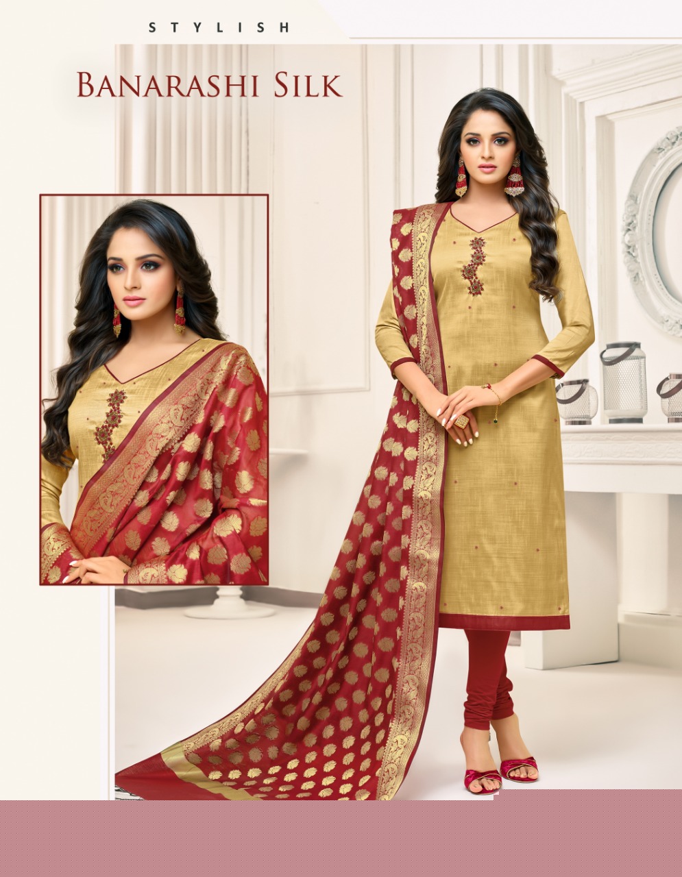 Banarashi Silk By Kapil Tex 15001 To 15012 Series Indian Traditional Wear Collection Beautiful Stylish Fancy Colorful Party Wear & Occasional Wear South Silk Dress At Wholesale Price