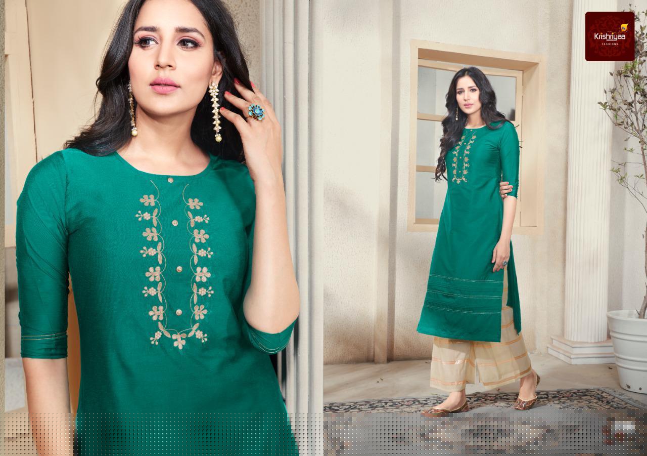 Basil By Krishriyaa 9991 To 9998 Series Beautiful Stylish Colorful Fancy Party Wear & Ethnic Wear & Ready To Wear Two Tone Silk With Cotton Lining Kurtis At Wholesale Price