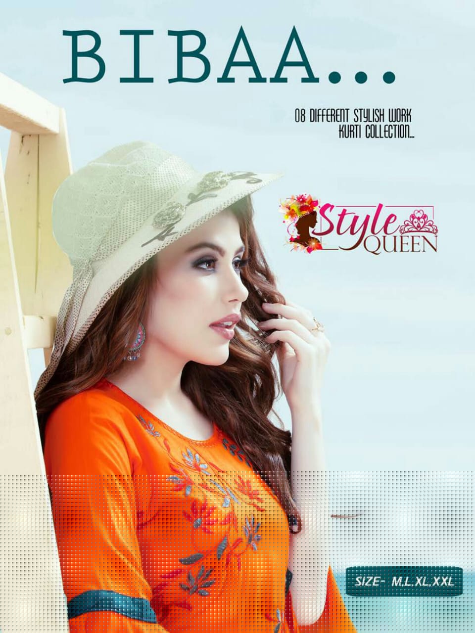 Biba By Style Queen 101 To 108 Series Beautiful Stylish Colorful Fancy Party Wear & Ethnic Wear & Ready To Wear Heavy Rayon With Embroidery Kurtis At Wholesale Price