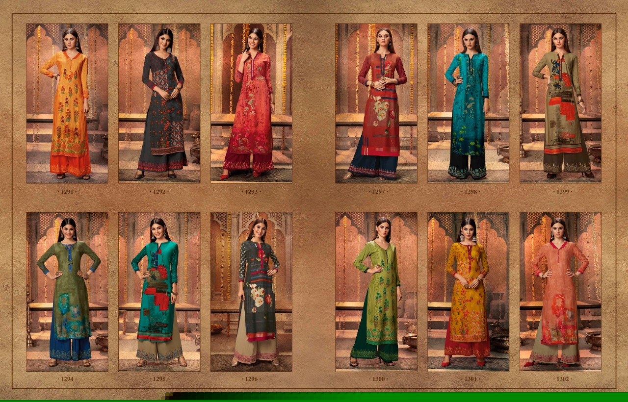 Chambor Vol-7 By Kajree Fashion 1291 To 1302 Series Beautiful Stylish Fancy Colorful Casual Wear & Ethnic Wear & Ready To Wear Rayon Printed Kurtis At Wholesale Price