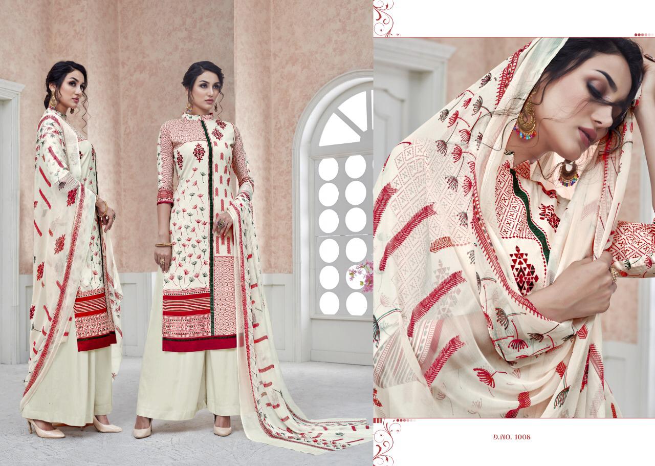 Cotton Candy Vol-1 By Chandra Fashion 1001 To 1008 Series Designer Suits Collection Beautiful Stylish Fancy Colorful Party Wear & Occasional Wear Cambric Cotton Printed Dresses At Wholesale Price