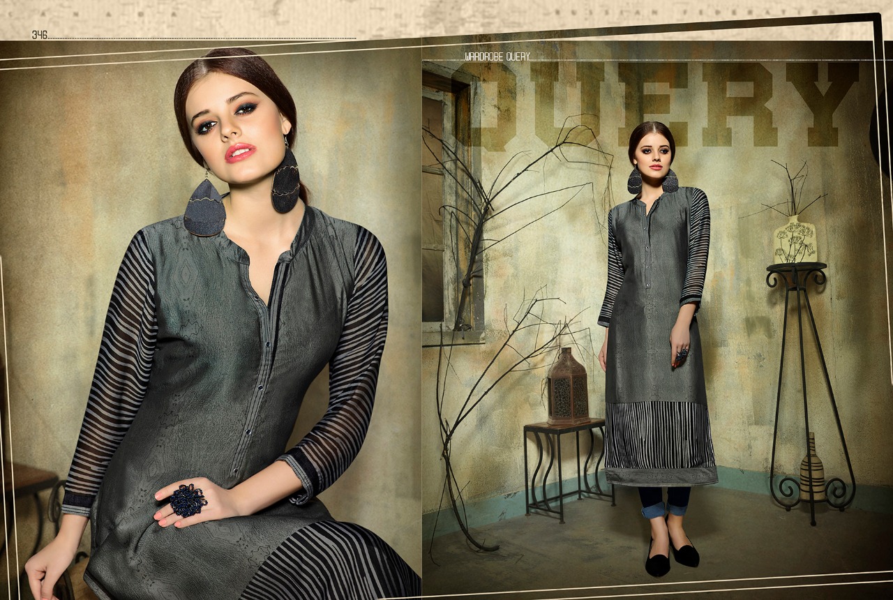 Dark Fantasy Vol-5 By Kajree Fashion 341 To 352 Series Designer Beautiful Stylish Fancy Colorful Party Wear & Ethnic Wear & Ready To Wear Rangoli Georgette Printed Kurtis At Wholesale Price