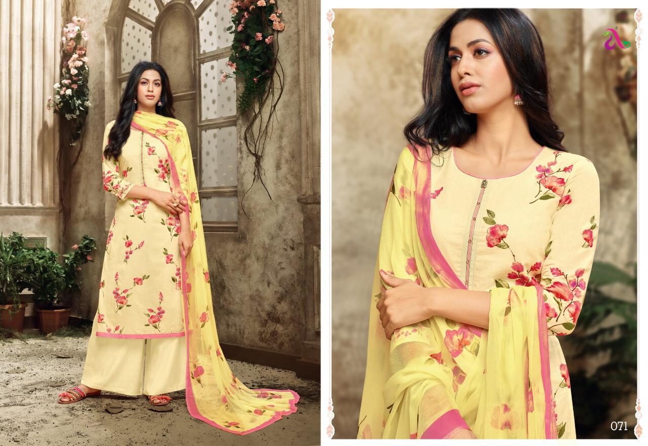 Dhara By Angroop Plus 063 To 071 Series Designer Suits Collection Beautiful Stylish Fancy Colorful Party Wear & Occasional Wear Pure Jam Silk Print Dresses At Wholesale Price