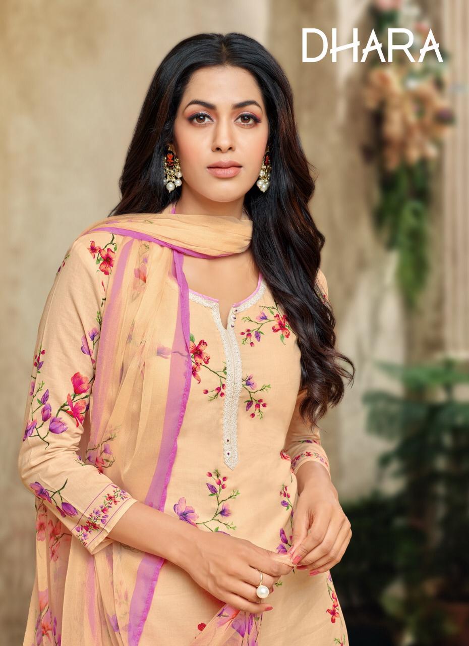 Dhara By Angroop Plus 063 To 071 Series Designer Suits Collection Beautiful Stylish Fancy Colorful Party Wear & Occasional Wear Pure Jam Silk Print Dresses At Wholesale Price